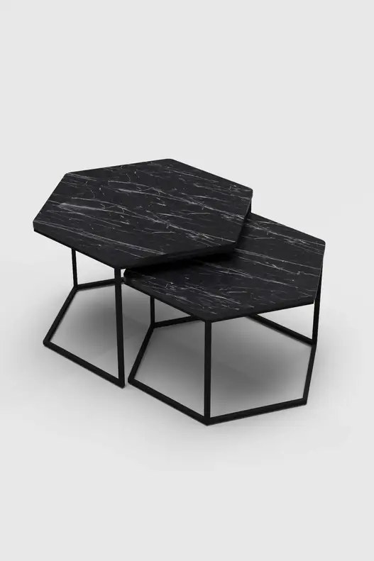 Hexagonal Double Lux Coffee Table Hexagonal Double Lux Coffee Table