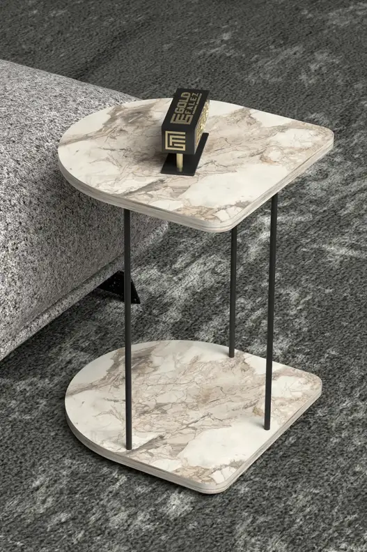 Wheeled Side Table Oval Wheeled Side Table Oval