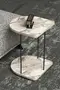 Wheeled Side Table Oval