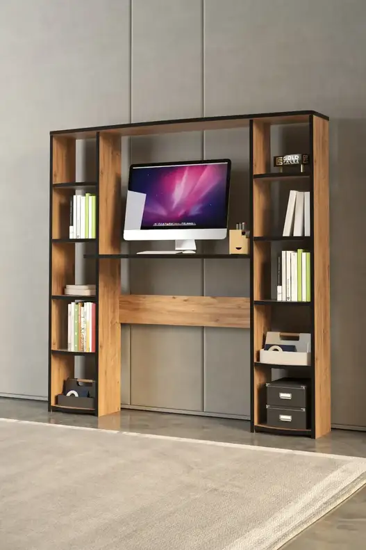 10 Shelves Bookshelf Desk 10 Shelves Bookshelf Desk