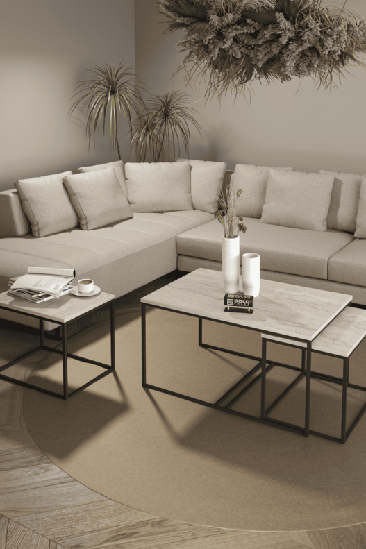 Flora Center and Zigon-Side Table Set