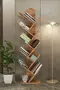 10 Shelves Decorative Compartment Bookcase
