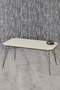 Black Wire Double Gold Coffee Table Set Square