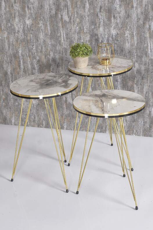 Gold Wire Double Gold Coffee Table Set Ellipse Gold Wire Double Gold Coffee Table Set Ellipse