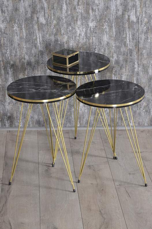 Gold Wire Double Gold Zigon Coffee Table Gold Wire Double Gold Zigon Coffee Table