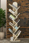 10 Shelves Decorative Compartment Bookcase - 9