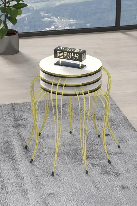 Zigon Coffee Table Luxury Double Gold Zigon Coffee Table Luxury Double Gold