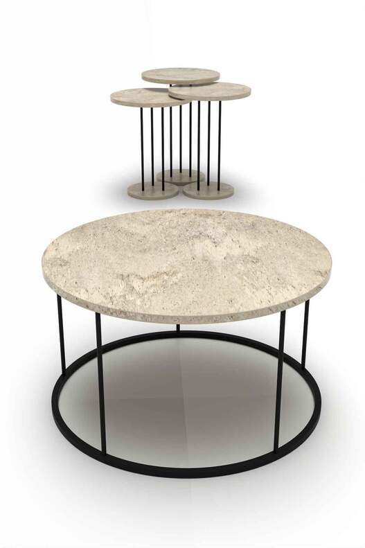 Coffee Table and Zigon Coffee Table Terra Set