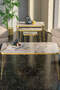 Square Gold Wire Coffee Table Set