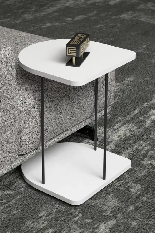 Wheeled Side Table Oval Wheeled Side Table Oval