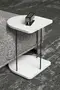 Wheeled Side Table Oval