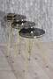 Gold Wire Double Gold Coffee Table Set Ellipse