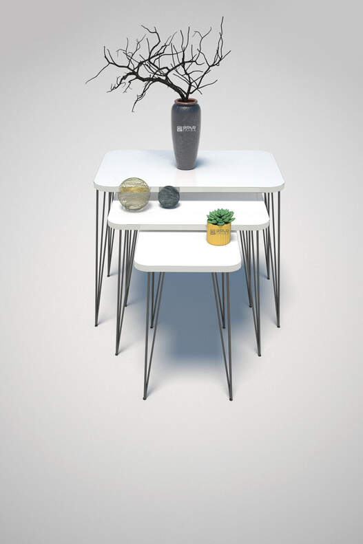Black Wire Square Zigon Coffee Table Black Wire Square Zigon Coffee Table