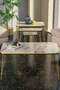 Square Gold Wire Double Gold Coffee Table Set