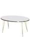 Gold Wire Double Gold Centre Coffee Table Ellipse