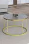 Coffee Table and Zigon Coffee Table Terra Set Gold