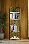 Bohemian Corner Bookcase with 5 Shelves