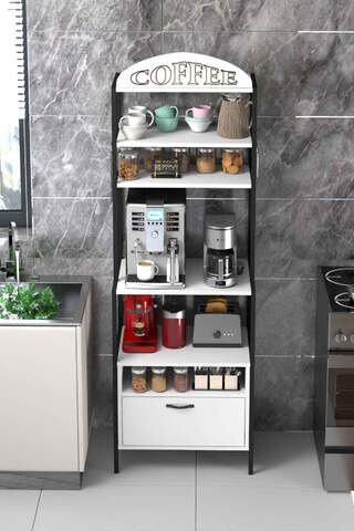 Multipurpose Coffee and Kitchen Shelf