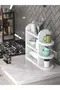 Spice Rack Kitchen Shelf with Napkin Holder