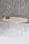 Gold Wire Zigon Coffee Table Set Ellipse