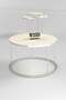 Coffee Table and Zigon Coffee Table Terra Set Silver