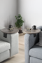 Decorative Double (2 pcs.) Side Table Round