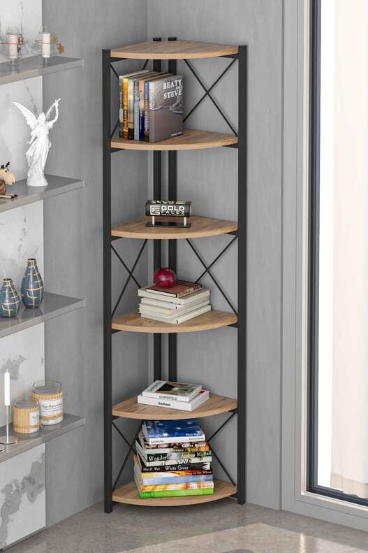 Bookshelf 6 Corner Shelf Bookshelf 6 Corner Shelf