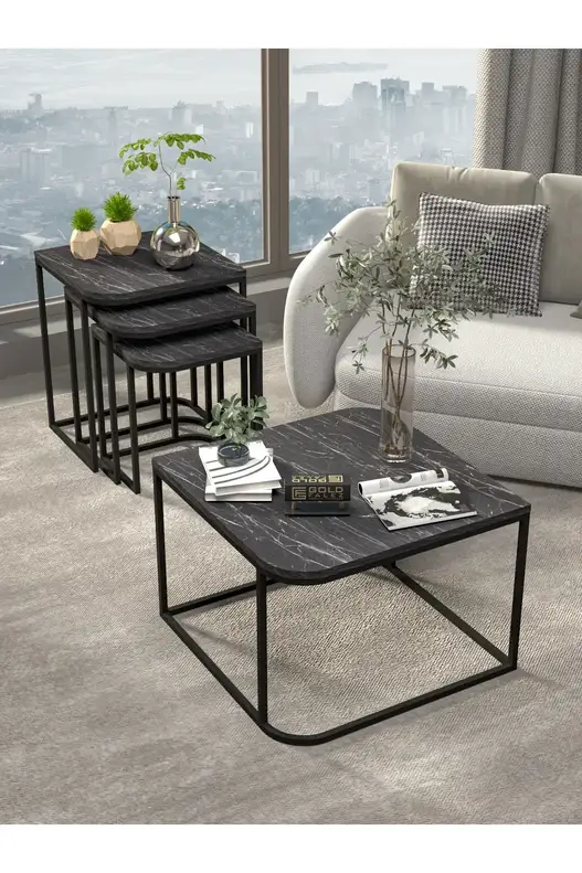 Damla Center and Zigon Coffee Table Set Damla Center and Zigon Coffee Table Set