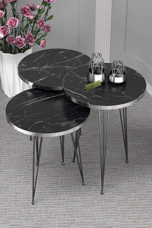 Black Wire Silver Zigon Coffee Table Black Wire Silver Zigon Coffee Table
