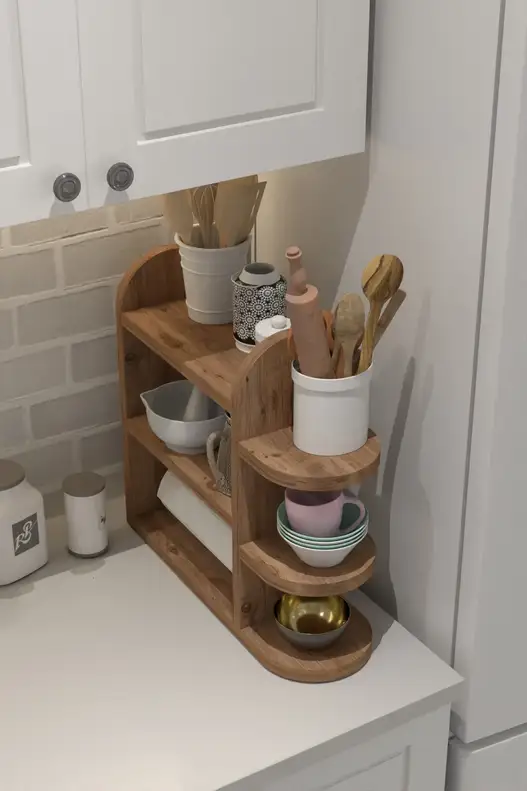 Spice Rack Kitchen Shelf with Napkin Holder Spice Rack Kitchen Shelf with Napkin Holder