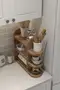 Spice Rack Kitchen Shelf with Napkin Holder