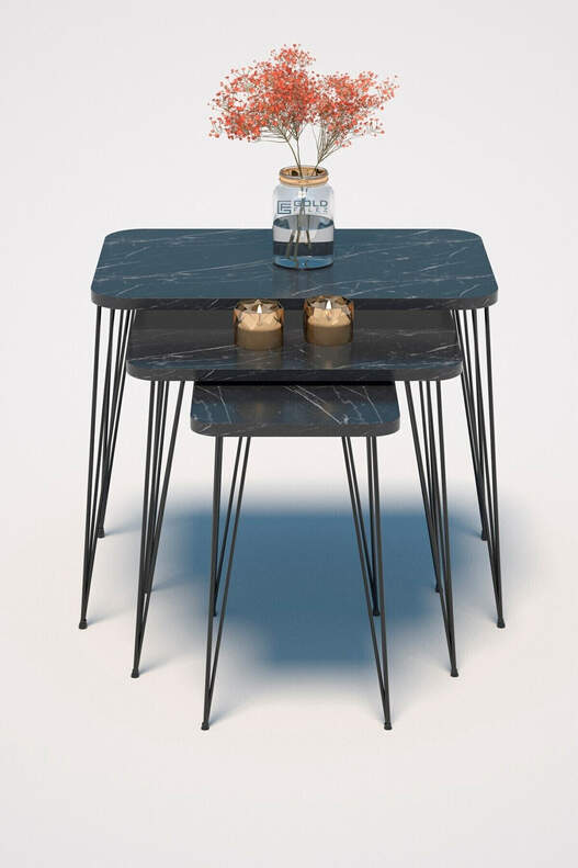 Black Wire Square Zigon Coffee Table Black Wire Square Zigon Coffee Table
