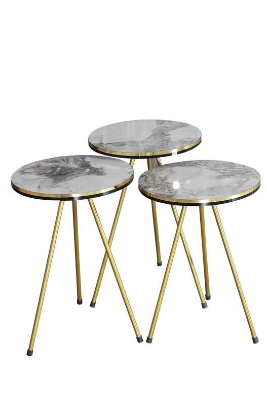 Gold Metal Double Gold Zigon Coffee Table Gold Metal Double Gold Zigon Coffee Table
