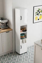 Mutfak Dolabı Çok Amaçlı Raflı Kapaklı