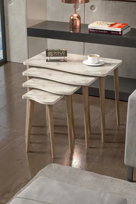 Zigon Coffee Table Wooden 4 Piece Square Zigon Coffee Table Wooden 4 Piece Square