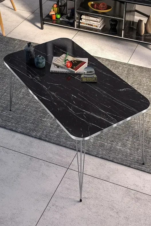 Gümüş Tel Orta Sehpa Kare Gümüş Tel Orta Sehpa Kare