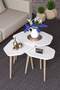 Trio 3 Wooden Zigon Coffee Table