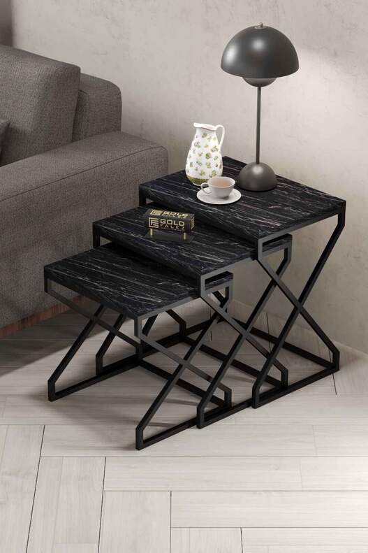 V Lux 3 Piece Zigon Coffee Table V Lux 3 Piece Zigon Coffee Table