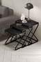 V Lux 3 Piece Zigon Coffee Table