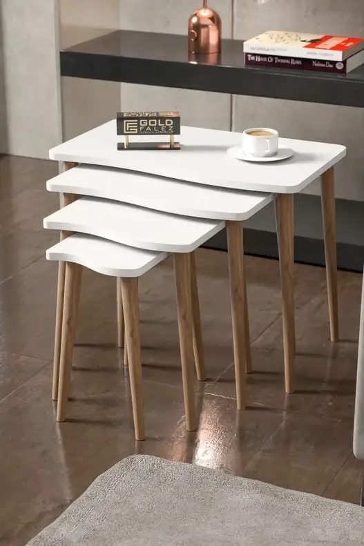 Zigon Coffee Table Wooden 4 Piece Square Zigon Coffee Table Wooden 4 Piece Square