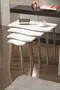 Zigon Coffee Table Wooden 4 Piece Square