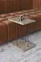 Wheeled Side Table Rectangle