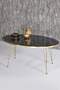 Gold Wire Zigon Coffee Table Set Ellipse
