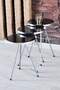 Silver Metal Zigon Coffee Table