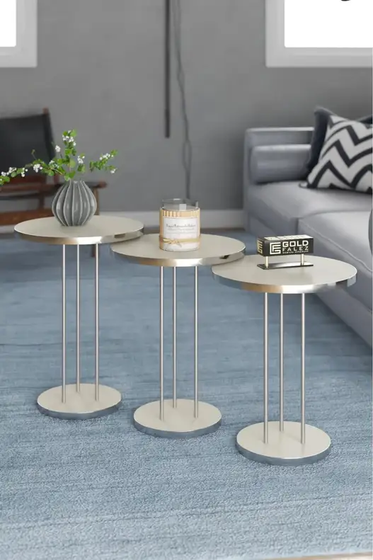 Silver Terra Zigon Coffee Table Silver Terra Zigon Coffee Table