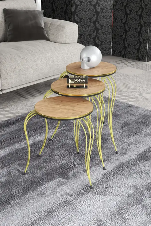 Zigon Coffee Table Luxury Double Gold