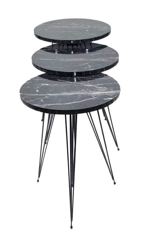 Black Wire Zigon Coffee Table