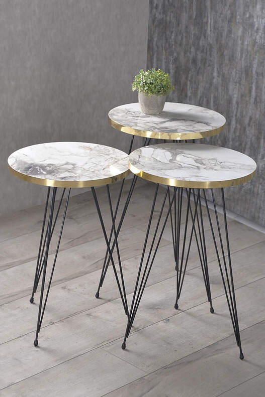 Black Wire Gold Coffee Table Set Square Black Wire Gold Coffee Table Set Square