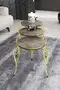Zigon Coffee Table Luxury Double Gold