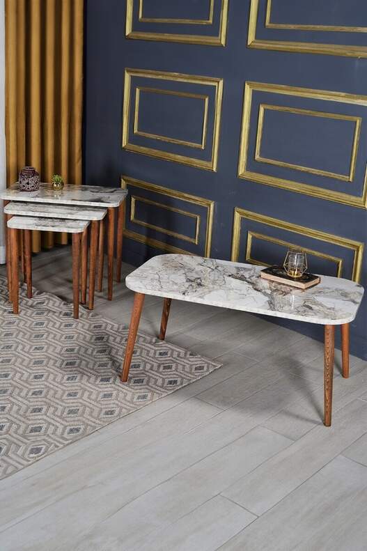 Wooden Square Coffee Table Set Wooden Square Coffee Table Set